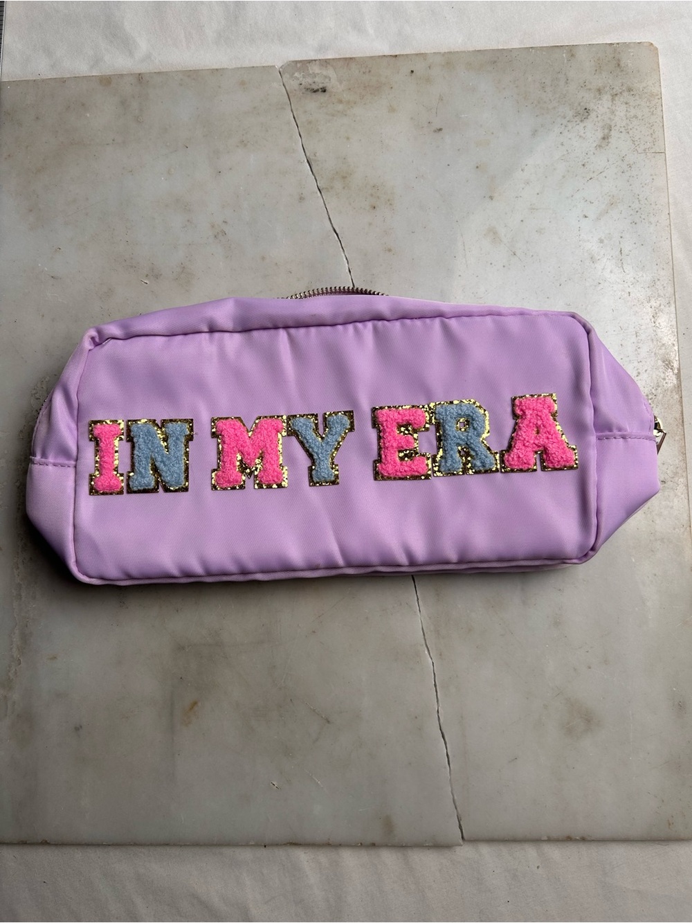 Lavender 'IN MY ERA' Zip Pouch — Women's Cosmetic Bag Taylor swift